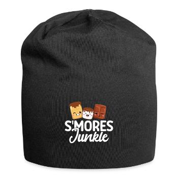 Marshmallow S'more - Jersey Beanie - black - Front