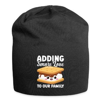 Marshmallow S'more - Jersey Beanie - black - Front