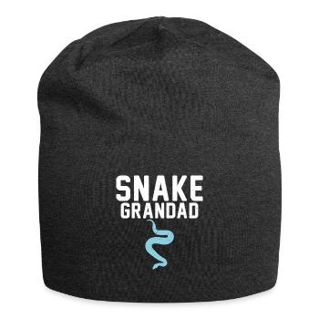 Schlange Geschenk Schlangenliebhaber - Jersey-Beanie - Anthrazit - Vorne