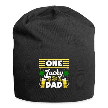 One Lucky Dad Beer St Patrick’s Day Papa - Jersey-Beanie - Schwarz - Vorne