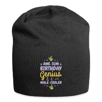 Science Sujet Fête d’anniversaire Chimie - Bonnet en jersey - noir - Devant