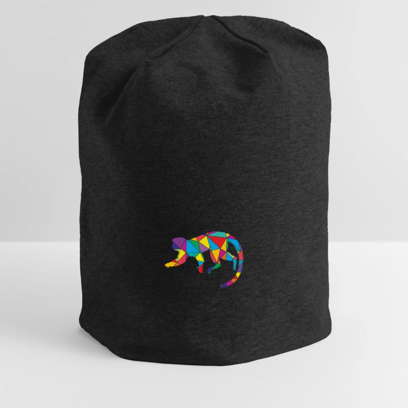 Low Poly Monkey Géométrie Polygone Monkey Bonnet en jersey
