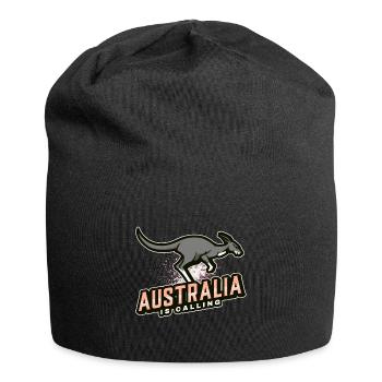 Australia is calling - Jersey-Beanie - Schwarz - Vorne
