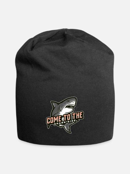 come to the shark side - Jersey-Beanie - Schwarz