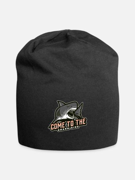 come to the shark side - Jersey-Beanie - Schwarz
