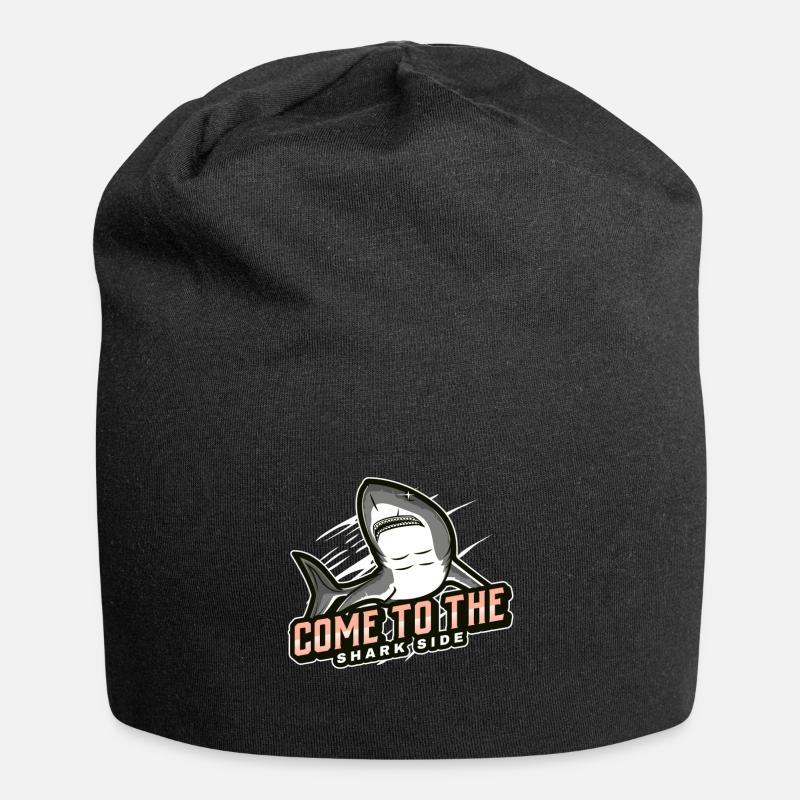 come to the shark side - Jersey-Beanie - Schwarz