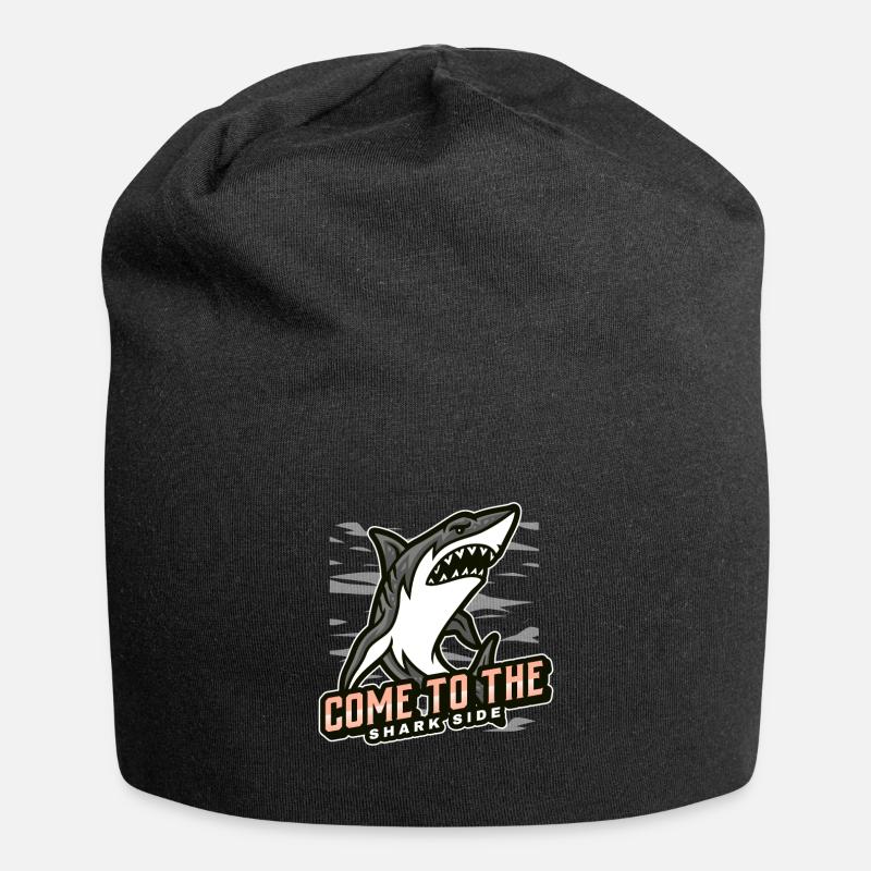 come to the shark side - Jersey-Beanie - Schwarz