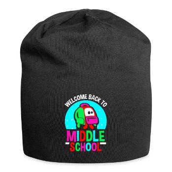 Welcome Back to Middle School Back to School - Jersey Beanie - black - Front