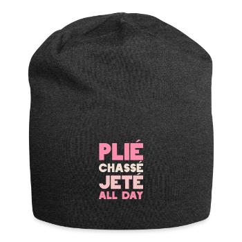 Ballet Ballerina Ballet Dancer Dancing Gift - Jersey Beanie - charcoal grey - Front