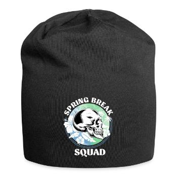 Spring Break Squad Sommerurlaub Spring Break - Jersey-Beanie - Schwarz - Vorne
