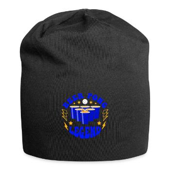 Beer Pong Legend Drinking Game Party Beer Pong - Bonnet en jersey - noir - Devant
