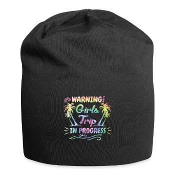 Attention Girls' Strip on the Road Girls Spring Break - Jersey Beanie - black - Front