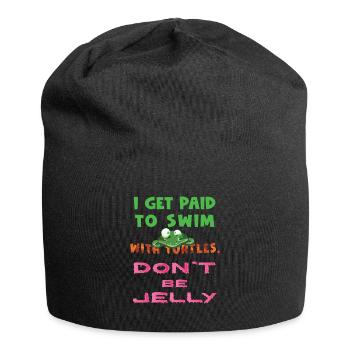 Tortues Tortues marines - Bonnet en jersey - noir - Devant