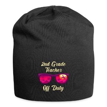Professeur de classe de deuxième classe en congé Professeur de vacances - Bonnet en jersey - noir - Devant
