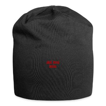 Lustiger Badass auf pflanzlicher Basis, - Jersey-Beanie - Schwarz - Vorne