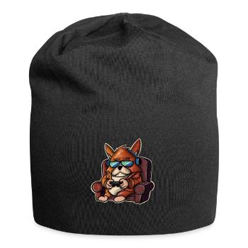 Jeu de chien Joueur Joueurs Joueurs - Bonnet en jersey - noir - Devant