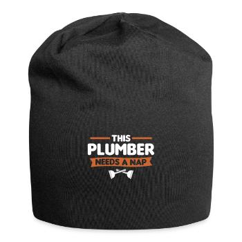 Dieser Klempner braucht ein Nickerchen Klempner - Jersey-Beanie - Schwarz - Vorne