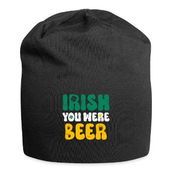 Irish you were Beer St Patrick’s Day - Jersey-Beanie - Schwarz - Vorne