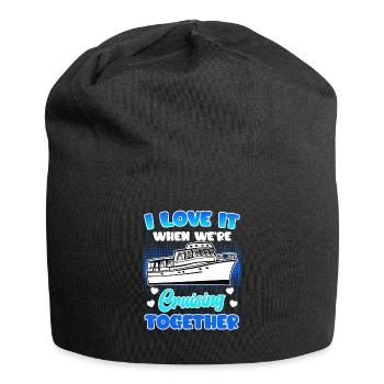 Cruising together Cruise Holiday Spring Break - Jersey Beanie - black - Front