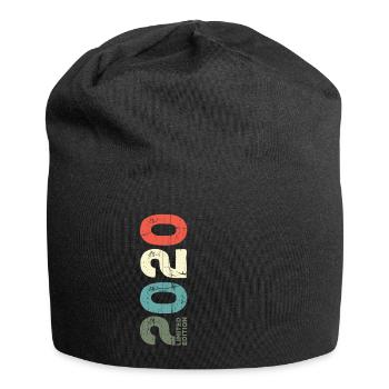 Seit 2020 Jahr 2020 Retro 2020 Jahrgang 2020 - Jersey-Beanie - Schwarz - Vorne