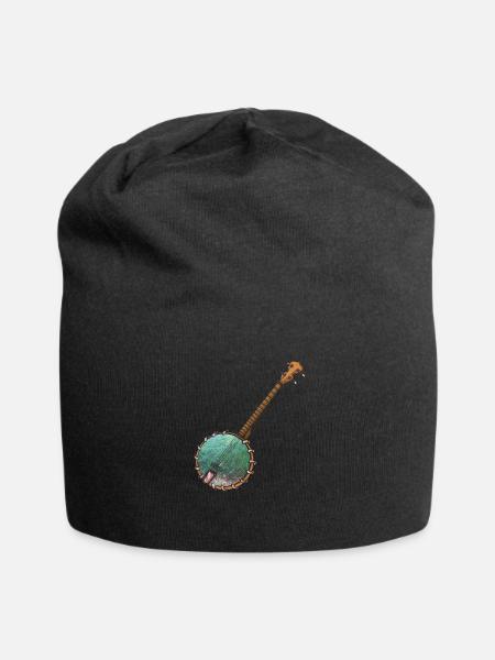 Chemises Banjo Pour Hommes Bluegrass Appalachia Folk - Bonnet en jersey - noir