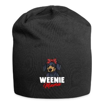 Teckel Cadeau Dixie Viennese Doxie Teckel - Bonnet en jersey - noir - Devant