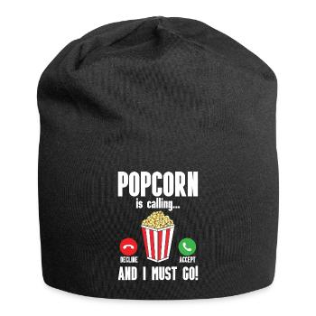 Popcorn - Jersey-Beanie - Schwarz - Vorne