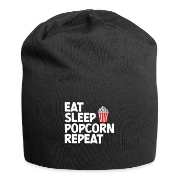 Popcorn - Jersey Beanie - black - Front