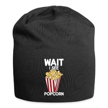 Popcorn - Jersey Beanie - black - Front