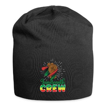 Juneteenth Team 1865 African American Black - Jersey-Beanie - Schwarz - Vorne
