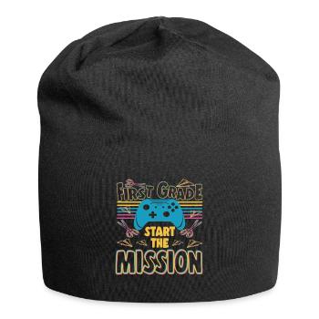 First Day of School First Grade Start The School - Jersey-Beanie - Schwarz - Vorne