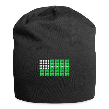 USA College Party Game Spring Break Beer Pong - Bonnet en jersey - noir - Devant