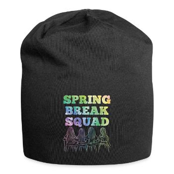 Spring Break Squad Sommerferien Spring Break - Jersey-Beanie - Schwarz - Vorne
