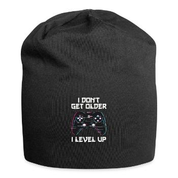 I Don't Get Older I Level Up Gamer - Jersey-Beanie - Schwarz - Vorne