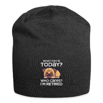 Retirement - Jersey Beanie - charcoal grey - Front