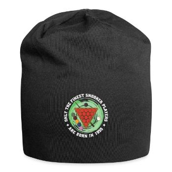 Snooker player Snooker born 1955 Birthday - Jersey Beanie - black - Front