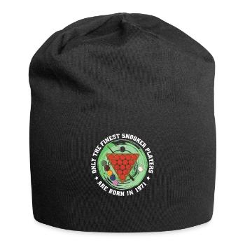 Snooker player Snooker born 1971 Birthday - Jersey Beanie - black - Front