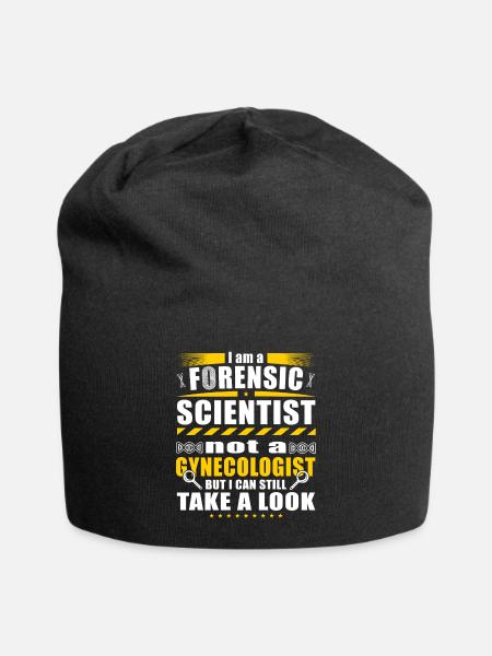 Ich bin Forensischen Wissenschaftler - Jersey-Beanie - Schwarz