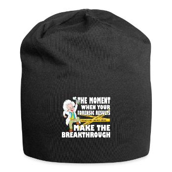 Forensische Wissenschaft Kriminallabor - Jersey-Beanie - Schwarz - Vorne