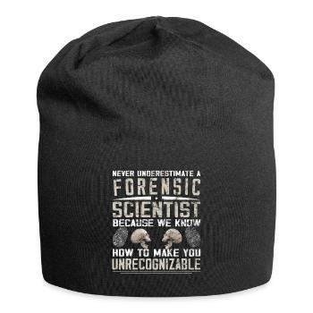 Criminologist - Forensic Science - Jersey Beanie - black - Front
