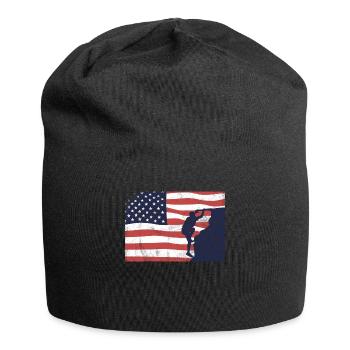 Free Climbing Bergsteiger & Bouldern Freeclimbing - Jersey-Beanie - Schwarz - Vorne