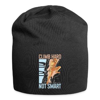 Free Climbing Bergsteiger & Bouldern Freeclimbing - Jersey-Beanie - Schwarz - Vorne