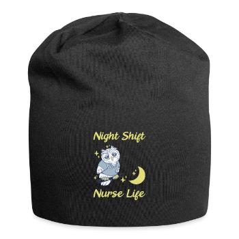 Infirmière d’urgence - Bonnet en jersey - noir - Devant