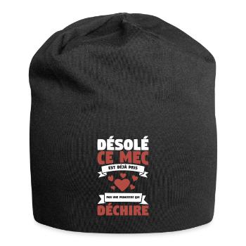 Désolé Ce Mec Est Déjà Pris Par Une Princesse Qui - Bonnet en jersey - noir - Devant