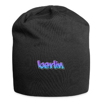 Berlin - Bonnet en jersey - noir - Devant