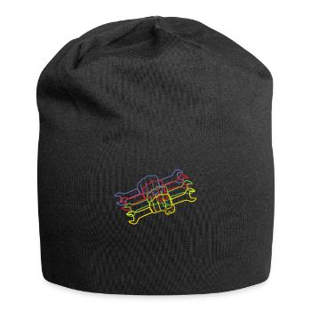 Artisans d’idées cadeaux DIY - Bonnet en jersey - noir - Devant