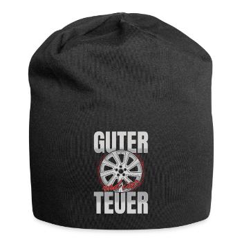 Guter Rad ist Teuer! Tuner Felgen Spruch Tuning - Jersey-Beanie - Schwarz - Vorne