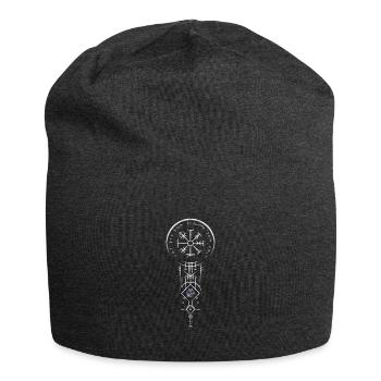 Celtic Vikinger Vegvisir compas Vikings - Bonnet en jersey - charbon - Devant
