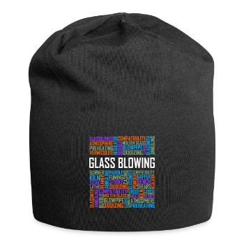 Glass Blowing - Words - Jersey Beanie - black - Front