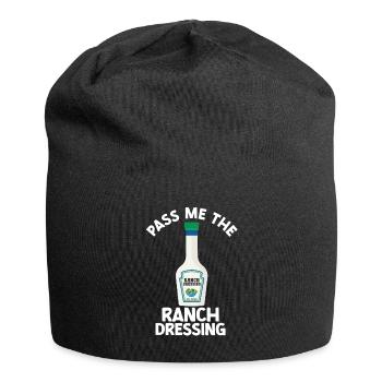 Ranch -Dressing -Ranch -Salatdressing - Jersey-Beanie - Schwarz - Vorne